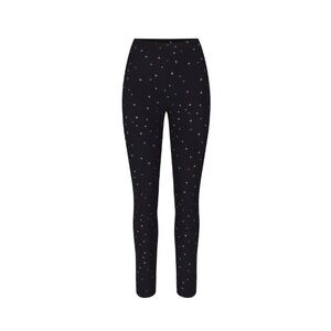 Black Sparkle Soft Lounge Women's Leggings